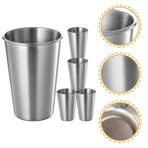 Pcs tasse cafe - pcs, inox