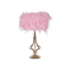 Lampe poser imitation plume - à,