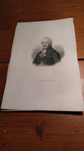 Gravure xixe sur acier - sur,