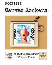 Pochette Viagra Boys Canvas Rocker collector 11x11 cm punk suédois