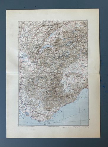 Carte jura les alpes - carte,