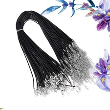  200 Pcs Waxed Cord Bulk Necklace String Rope Cordon Collier De Cire Corde