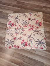 Coupon Tissu D'éditeur Coton Molletonné Style Indienne XVIIIe 80 x 80 cm 