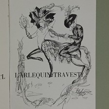 BEAUGENCY - L'ARLEQUIN DE VITRAIL - COCTEAU - CARRANCE - FINI - 1955 - N°46/100