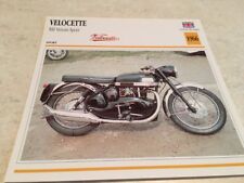 Carte moto Velocette 500 Venom sport 1966 collection Atlas motorbike UK