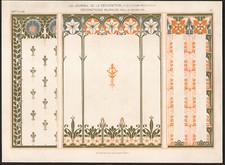 1900 Lithographie Art nouveau