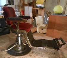 fauteuil de dentiste fin XIXe _ Modèle SS White-