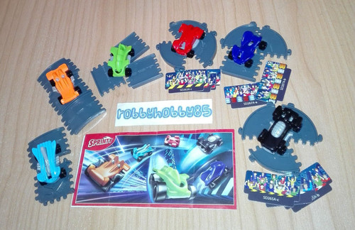 Complete set racing cars - complete,