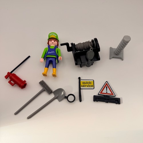 Vtg playmobil 3438 tow truck - playmobil,
