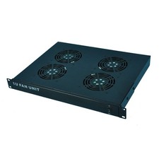 Bloc 4 ventilateurs pour rack et baie de brassage 19'', Hauteur 1U
