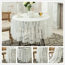 Dentelle Nappe Transparent