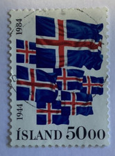 TIMBRES  D' ISLANDE  N°570