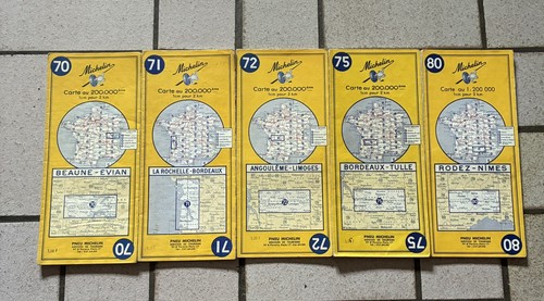 Lot cartes routières - 5,