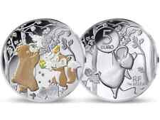 FRANCE 2025 My first piece 5€ Silver Coin BE Color  Quality BE bear rabbit fox