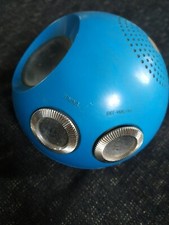 Radio Boule Vintage Années 70 Ronde Bleue Phillips Style LR 010