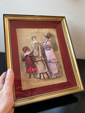 CADRE ANCIEN GRAVURE DE MODE