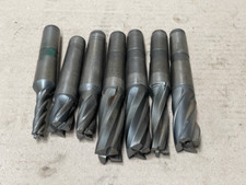 Lot de 7 fraises à rainurer diverses - 4 lèvres - queues CM2