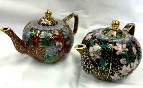 Handmade cloisonne teapot - handmade,