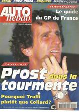 AUTO HEBDO N°1091 GP FRANCE / S. NAKANO / VOLVO V70R AWD / LANCIA K COUPE / PUMA