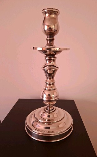 Bougeoir métal argenté - métal,