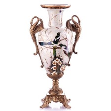 Vase en porcelaine avec bronze