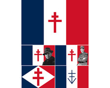 Drapeau France Croix de