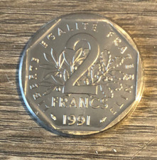 RARE 2 FRANCS SEMEUSE 1991 FRAPPE MEDAILLE BU FDC SOUS SCELLÉ