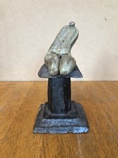 Jeanne GRANDPIERRE (1942-2019) "Corps sur piédestal", grès vernissé et lustré