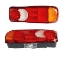 2x Feux Arrière 12/24V Ampoules Camion Remorque Benne Caravane Châssis Camper