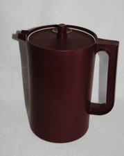 ?TUPPERWARE Grand Pichet 2 L Couvercle Piston Cruche Broc Hermétique Vintage