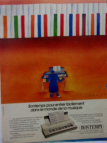Publicite orgue bontempi par - publicite,