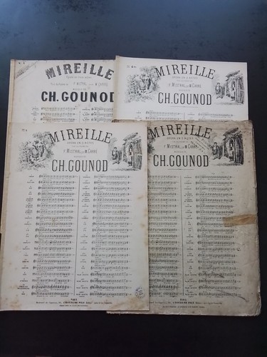 Lot partitions anciennes - 4,