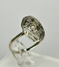 Bague en Or Gris 18 K /