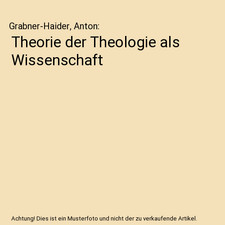 Theorie der Theologie als