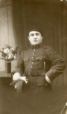 Militaire Carte PHoto soldat Adrien Blanc 22 ème Bataillon de Chasseurs Alpins