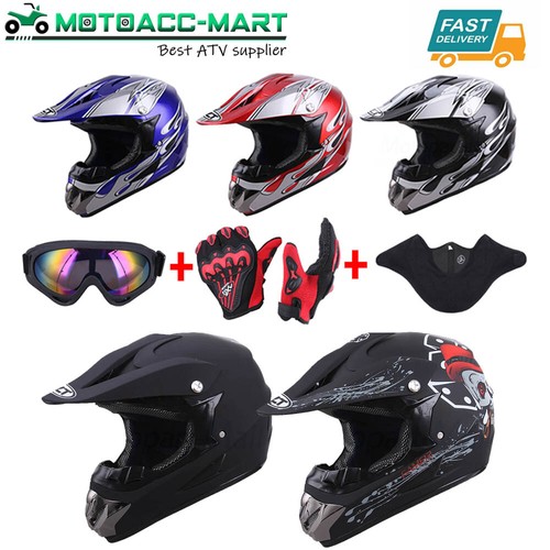 Dot adult motocross helmet - adult,