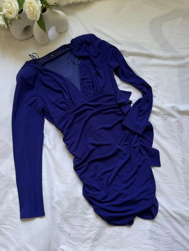 Robe soirée bleue - robe,