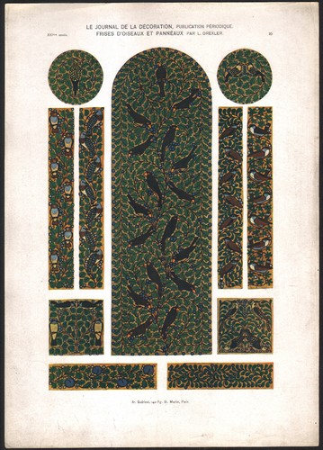 1910 lithographie art nouveau - lithographie,