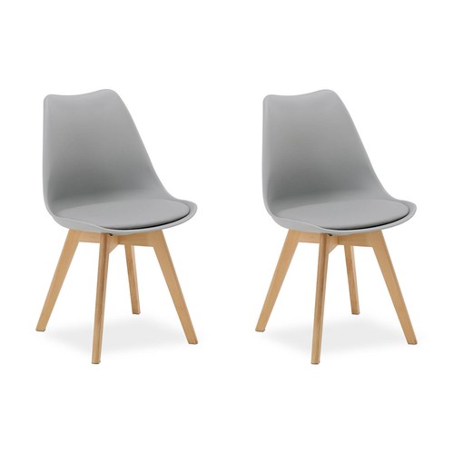Chaises cuisine gris - 2,