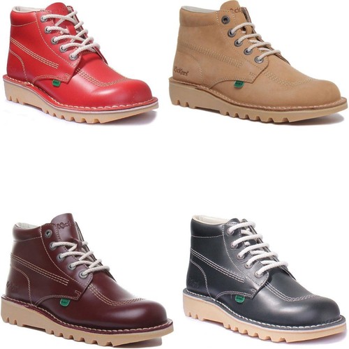 Bottes cuir lacets - en, pour