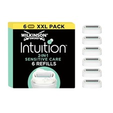 Wilkinson Sword Intuition 2-en-1 Sensitive Care Recharges de lames de rasoir ...