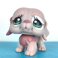 Authentic Littlest Pet Shop #1040 Saint St Bernard Dog / Original Hasbro LPS