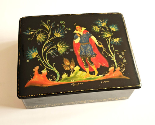 Boîte laquée palekh russe - boîte,