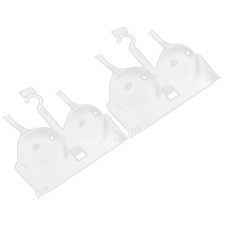  2 Pcs Hanging Mannequin Torso Female Dress Form Cintre Plastique Cintres