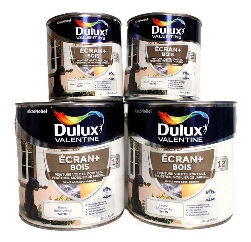 Lot peinture bois dulux - peinture,