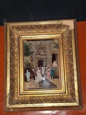 Ancien tableau sous verre