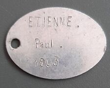 1914-1918 PLAQUE IDENTITE
