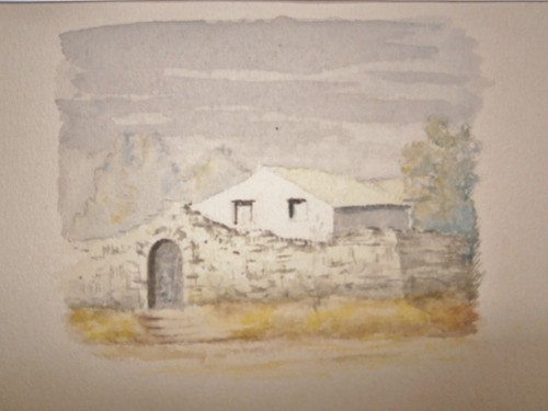 Aquarelle xix paysage - aquarelle,