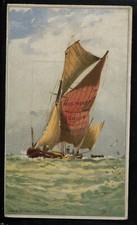 Rare Vintage Chromo Card Ships