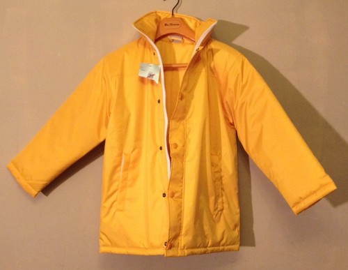 Veste imperméable jaune fond